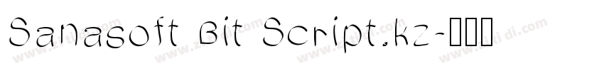 Sanasoft Bit Script.kz字体转换